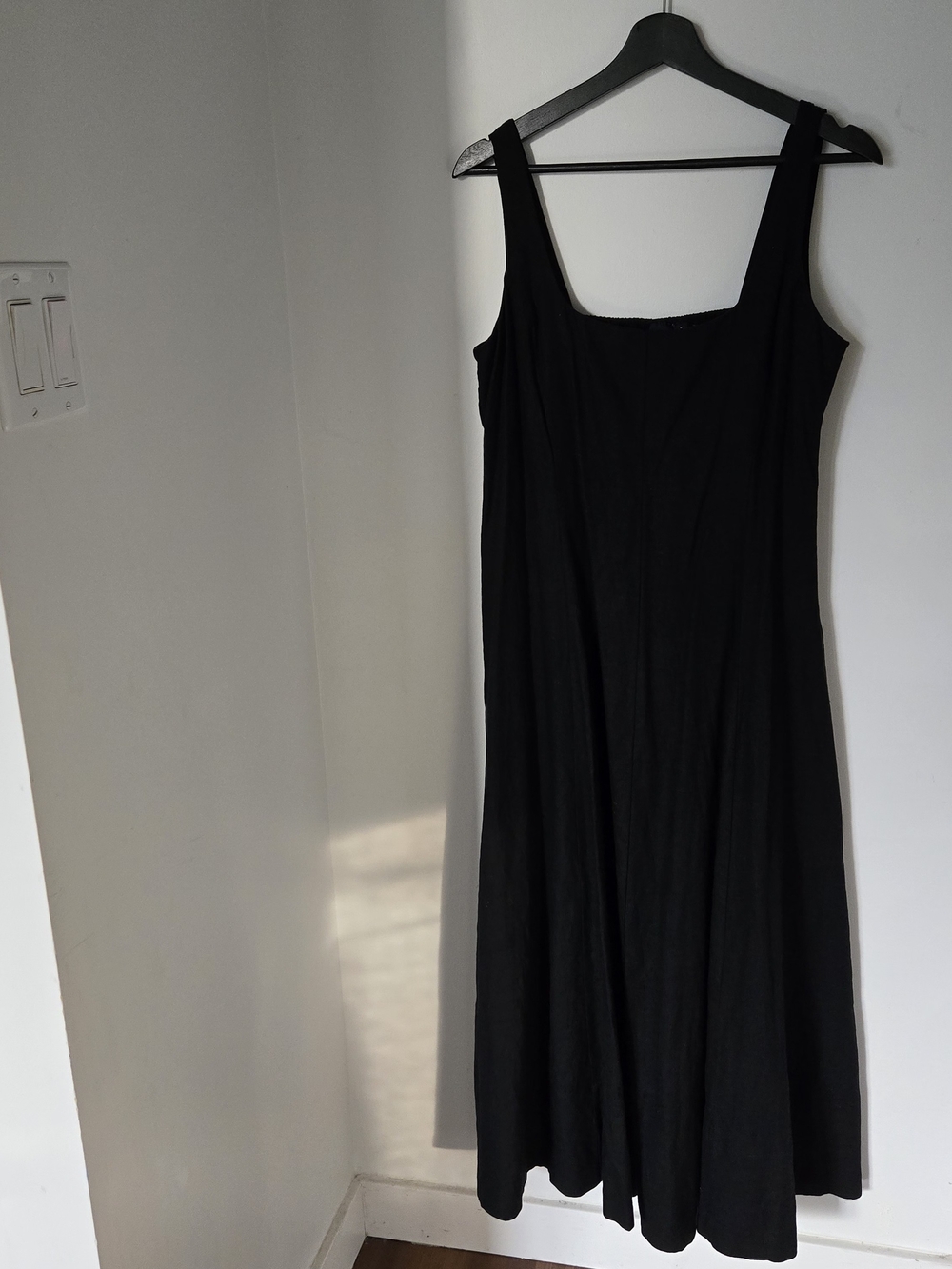 GAP Black Square-Neck Sleeveless Maxi Dress - Picture 3 of 4